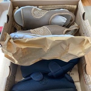 Barely used! Two pairs of Propet shoes, sandals and loafers
